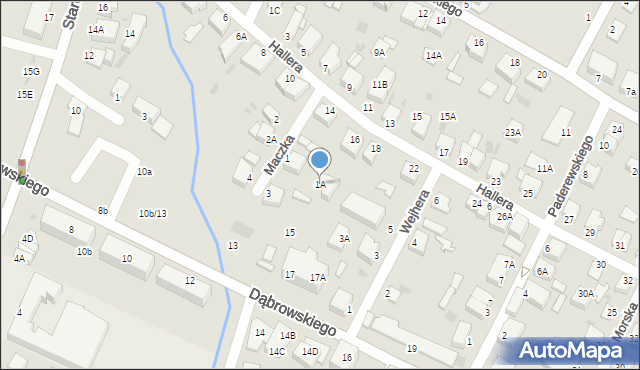 Rumia, Maczka Stanisława, gen., 1A, mapa Rumia