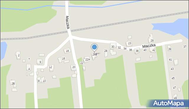 Rydułtowy, Maczka Stanisława, gen., 24B, mapa Rydułtowy