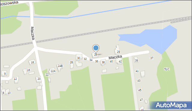 Rydułtowy, Maczka Stanisława, gen., 25, mapa Rydułtowy