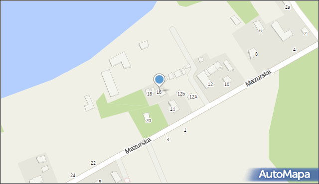 Rydzewo, Mazurska, 16, mapa Rydzewo