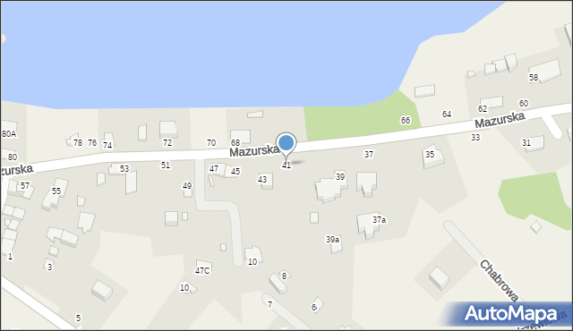 Rydzewo, Mazurska, 41, mapa Rydzewo