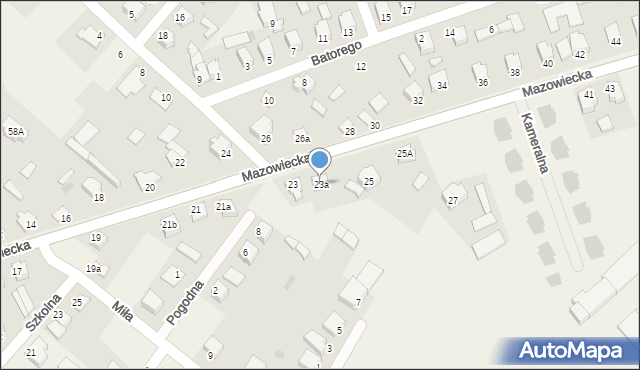 Rzekuń, Mazowiecka, 23a, mapa Rzekuń