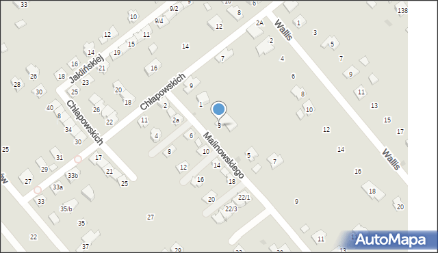 Rzeszów, Malinowskiego Romana, ks., 3, mapa Rzeszów