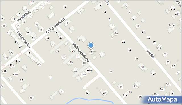 Rzeszów, Malinowskiego Romana, ks., 5, mapa Rzeszów