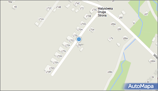 Rzeszów, Matysowska, 170, mapa Rzeszów