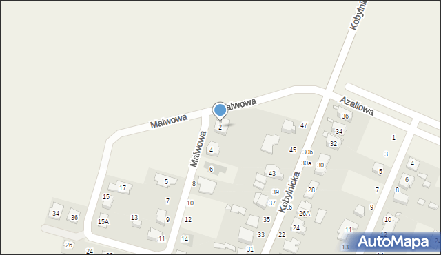 Sady, Malwowa, 2, mapa Sady