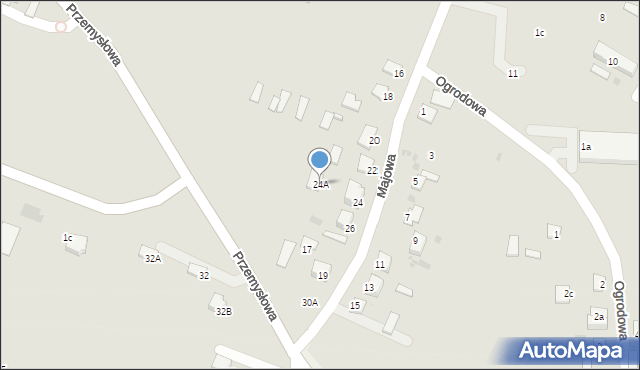 Sędziszów, Majowa, 24A, mapa Sędziszów