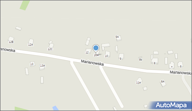 Sędziszów, Marianowska, 10A, mapa Sędziszów