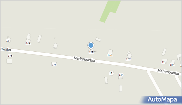 Sędziszów, Marianowska, 12B, mapa Sędziszów