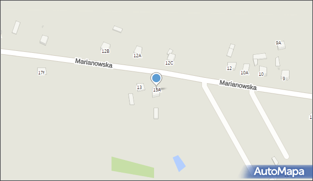 Sędziszów, Marianowska, 13A, mapa Sędziszów
