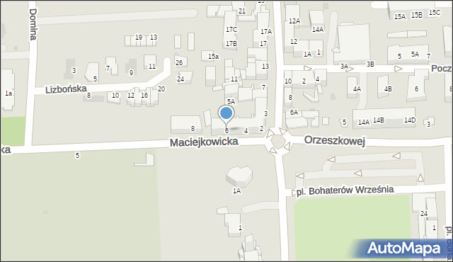 Siemianowice Śląskie, Maciejkowicka, 6, mapa Siemianowice Śląskie