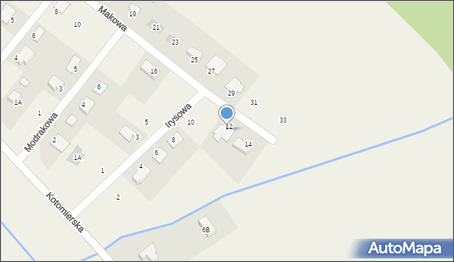 Sienno, Makowa, 22, mapa Sienno