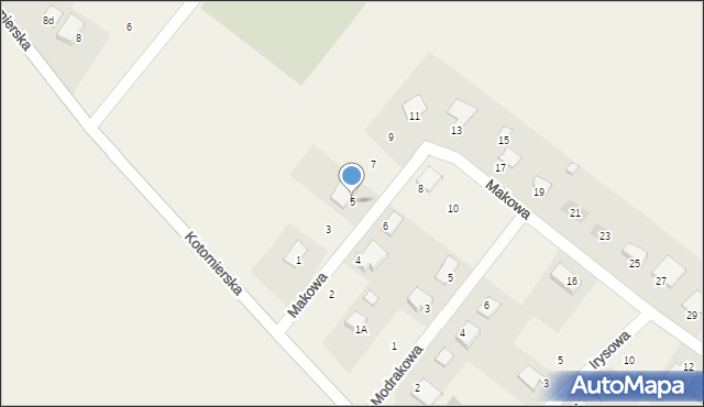 Sienno, Makowa, 5, mapa Sienno