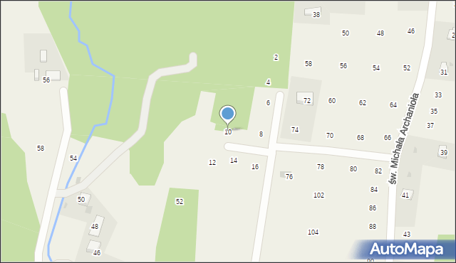 Siepraw, Macharskiego Franciszka Antoniego, kard., 10, mapa Siepraw