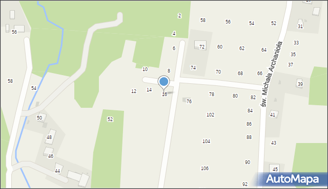 Siepraw, Macharskiego Franciszka Antoniego, kard., 16, mapa Siepraw