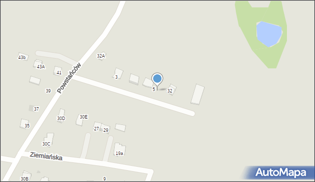 Sierpc, Magnoliowa, 7, mapa Sierpc