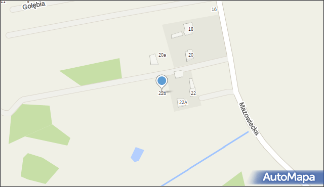 Sierzchów, Mazowiecka, 22b, mapa Sierzchów