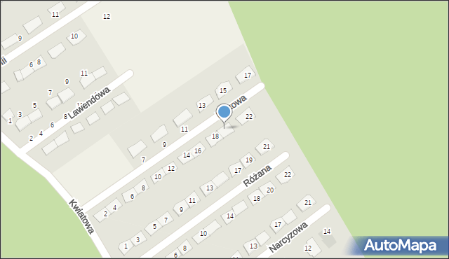 Silno, Makowa, 20, mapa Silno