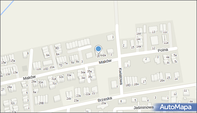 Skarbimierz-Osiedle, Maków, 2c, mapa Skarbimierz-Osiedle