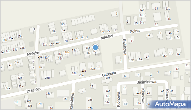 Skarbimierz-Osiedle, Maków, 35d, mapa Skarbimierz-Osiedle