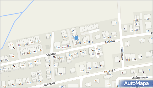Skarbimierz-Osiedle, Maków, 7C, mapa Skarbimierz-Osiedle
