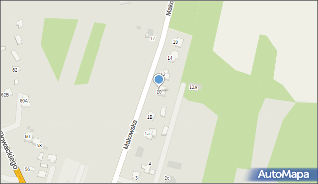 Skaryszew, Makowska, 10, mapa Skaryszew