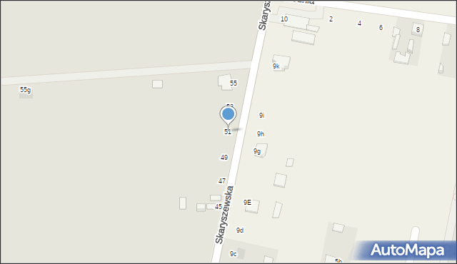 Skaryszew, Makowska, 51, mapa Skaryszew