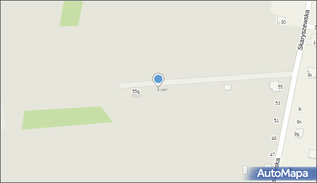 Skaryszew, Makowska, 55e, mapa Skaryszew