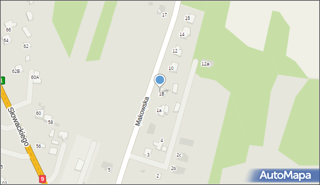 Skaryszew, Makowska, 8, mapa Skaryszew