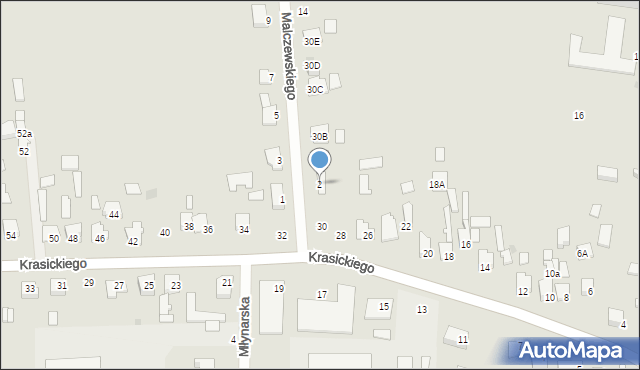 Skaryszew, Malczewskiego Jacka, 2, mapa Skaryszew