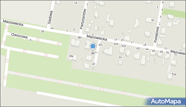 Skierniewice, Mazowiecka, 38c, mapa Skierniewic