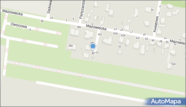 Skierniewice, Mazowiecka, 40, mapa Skierniewic