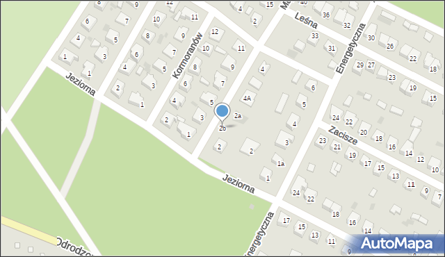 Sława, Majowa, 2b, mapa Sława