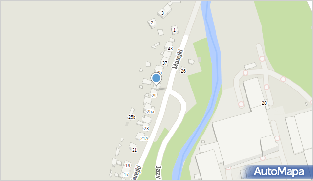 Sławków, Matejki Jana, 31, mapa Sławków