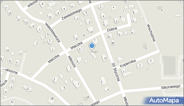 Ślesin, Maczka Stanisława, gen., 1, mapa Ślesin