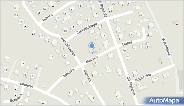 Ślesin, Maczka Stanisława, gen., 6, mapa Ślesin