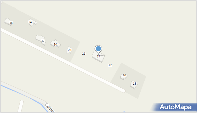 Śliwice, Magnoliowa, 24, mapa Śliwice