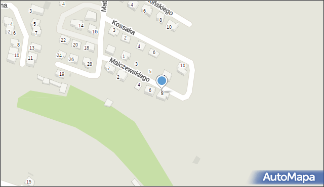 Słomniki, Malczewskiego Jacka, 8, mapa Słomniki