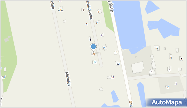 Słopsk, Marszałkowska, 10, mapa Słopsk