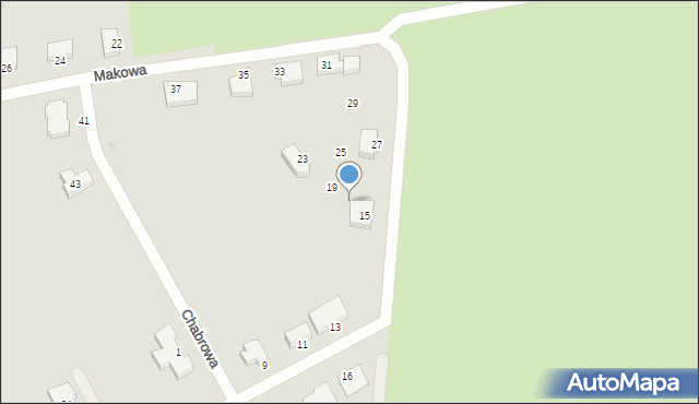 Słupsk, Makowa, 17, mapa Słupska