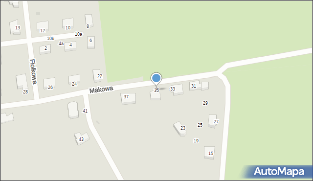 Słupsk, Makowa, 35, mapa Słupska