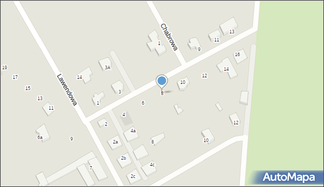 Słupsk, Makowa, 8, mapa Słupska