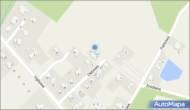 Smolec, Mandalowa, 7, mapa Smolec