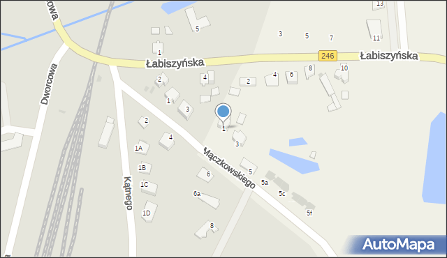 Smolniki, Mączkowskiego Władysława, ks., 1, mapa Smolniki