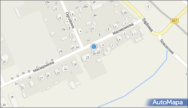 Sobolew, Maciejowicka, 13, mapa Sobolew