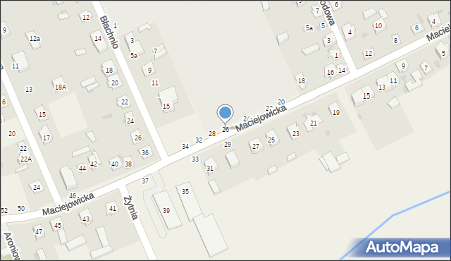 Sobolew, Maciejowicka, 26, mapa Sobolew