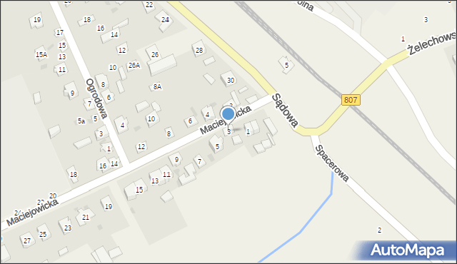 Sobolew, Maciejowicka, 3, mapa Sobolew