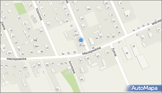 Sobolew, Maciejowicka, 48, mapa Sobolew