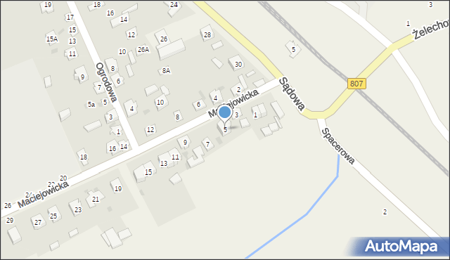 Sobolew, Maciejowicka, 5, mapa Sobolew