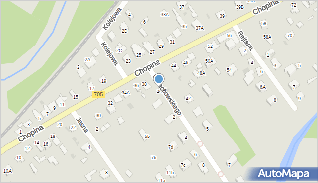 Sochaczew, Małachowskiego Stanisława, 2A, mapa Sochaczew